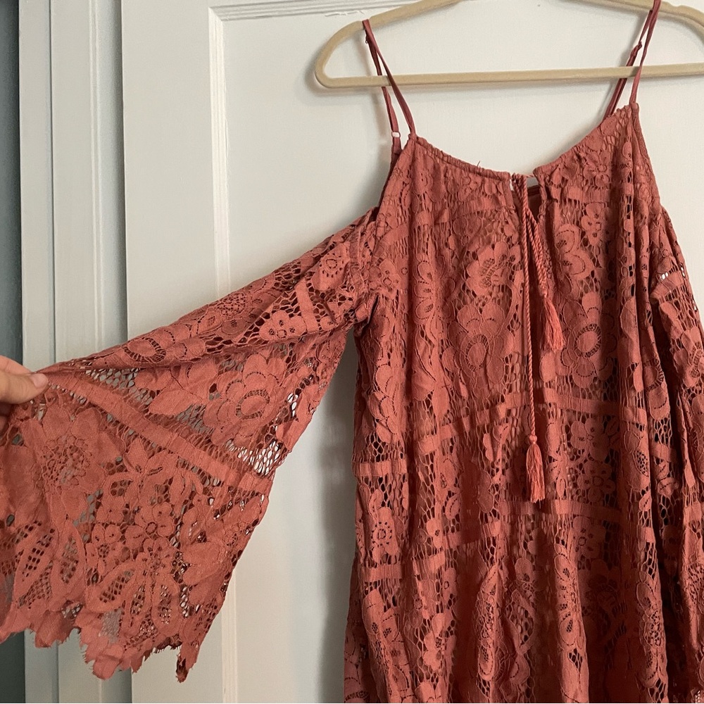 Country Dress - Burnt Orange